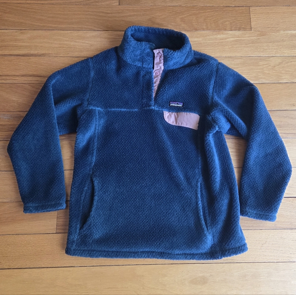 Kids Blue Fleece Pullover